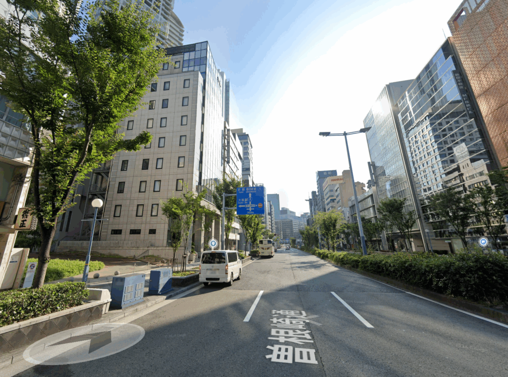 ワンストップビジネスセンター外の景色